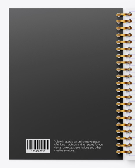 Opened Notebook Mockup