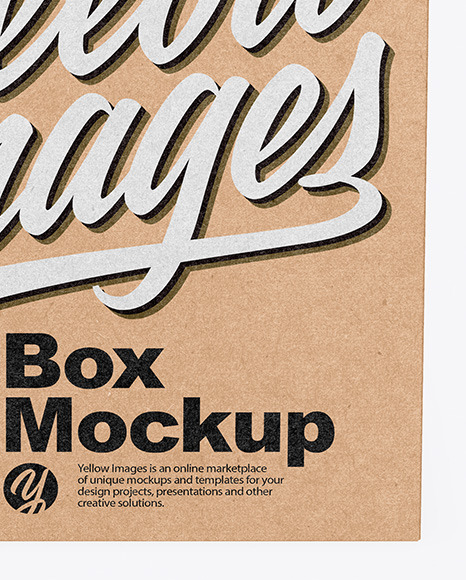 Kraft Box Mockup