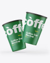 Paper Coffee Cups Mockup