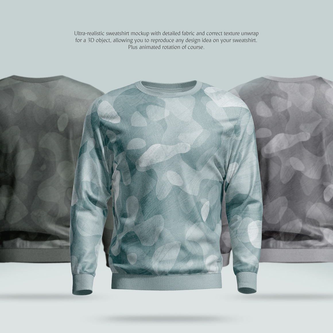 Sweatshirt Animated Mockup on Yellow Images Creative Store 55317