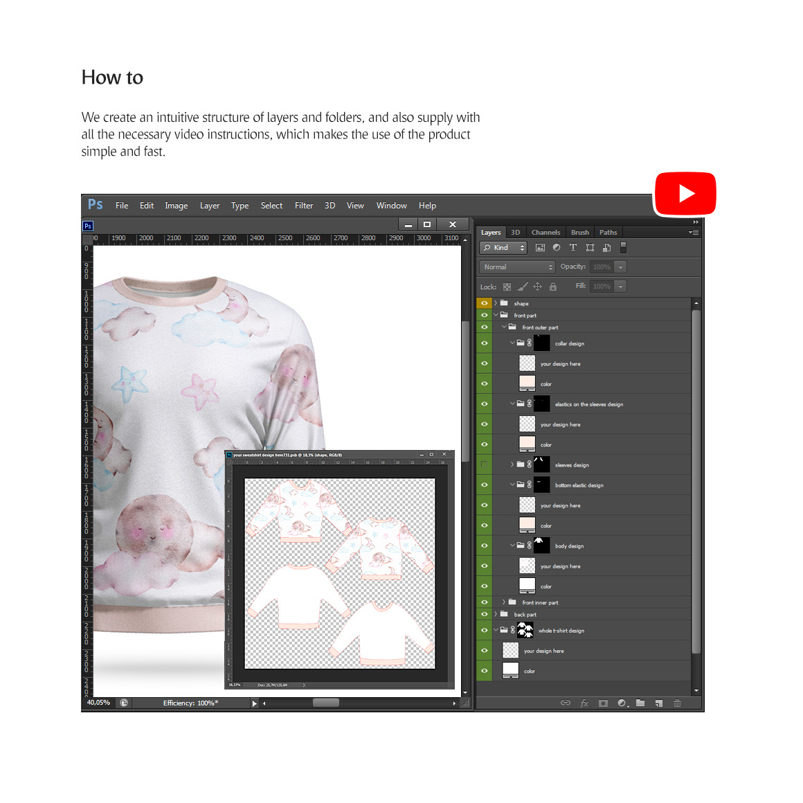 Sweatshirt Animated Mockup Sweatshirt Animated Mockup
