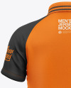 Men's Short Sleeve Polo Raglan Mockup