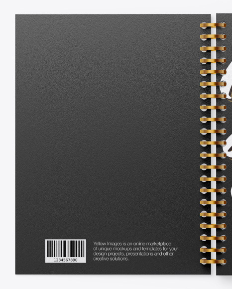 Opened Paper Notebook Mockup