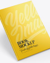 Hardcover Book w/ Glossy Cover Mockup