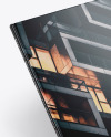 Hardcover Book w/ Glossy Cover Mockup