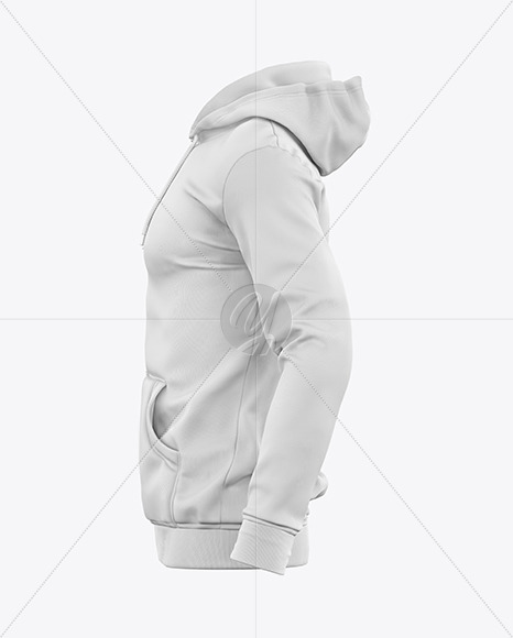 Men's Full-Zip Hooded Sweatshirt Mockup