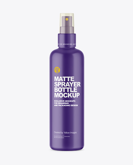 Matte Cosmetic Sprayer Bottle Mockup - Sprayer