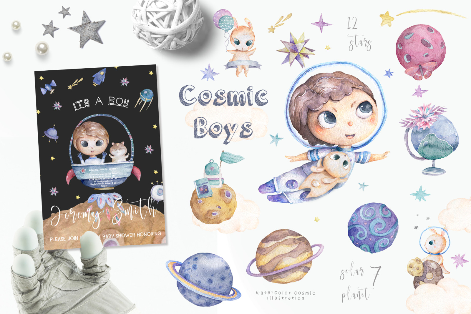 Space Adventure Watercolor Set Space Adventure Watercolor Set