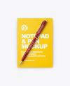 A6 Notepad &amp; Pen Mockup