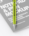 Notepad & Pen Mockup