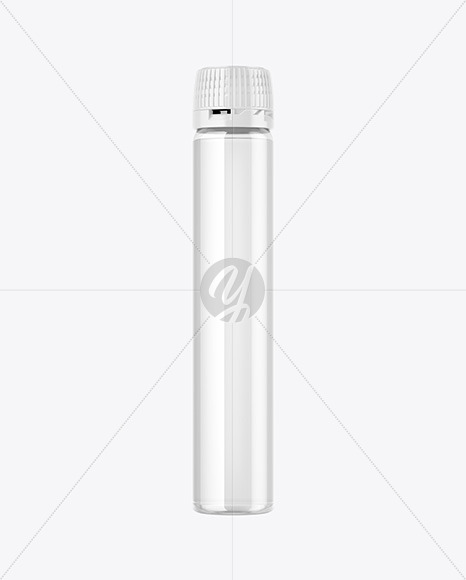 Clear Sport Nutrition Bottle Mockup