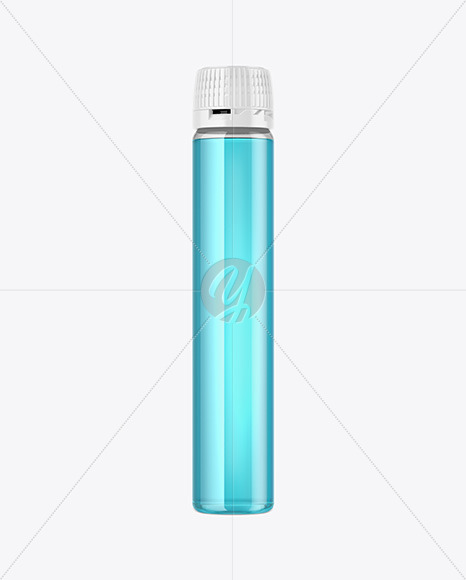 Clear Sport Nutrition Bottle Mockup