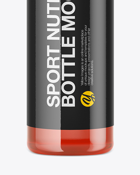 Sport Nutrition Bottle Mockup