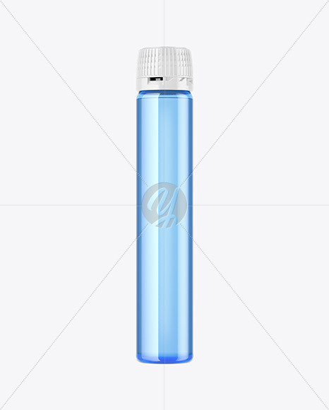 Blue Sport Nutrition Bottle Mockup