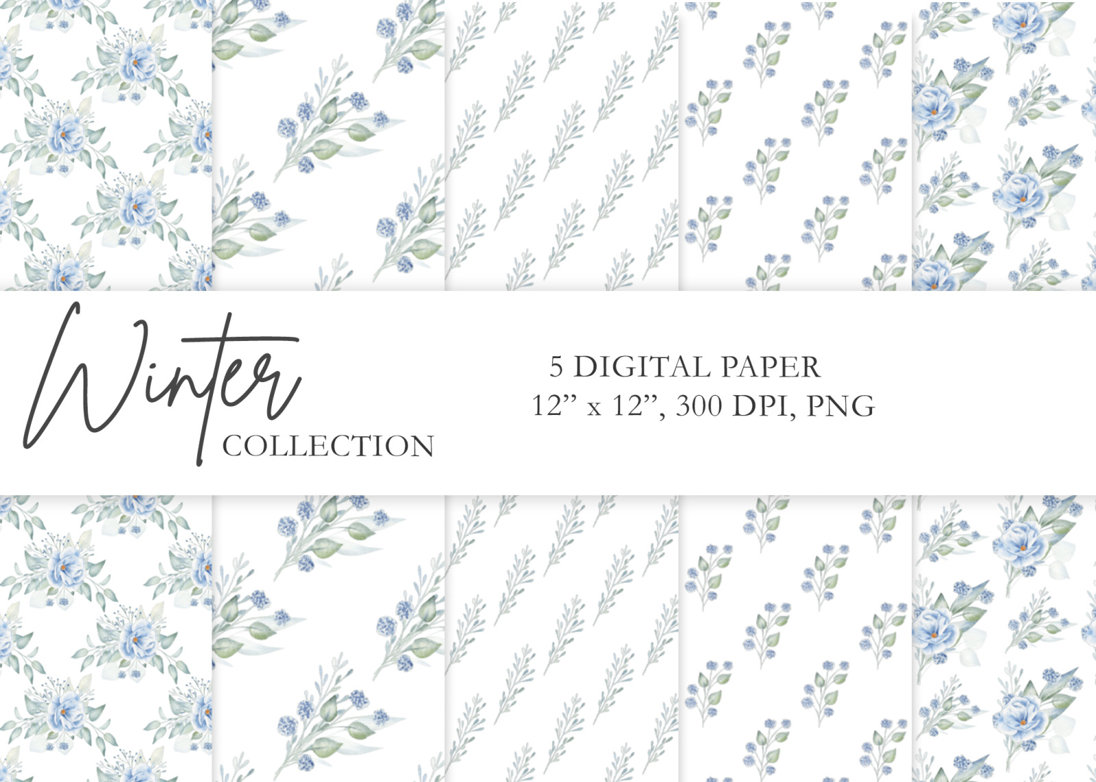 Winter Morning Watercolor Set Winter Morning Watercolor Set