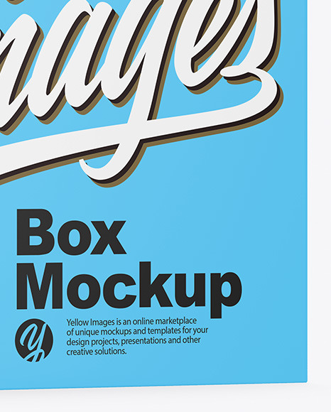 Paper Box Mockup