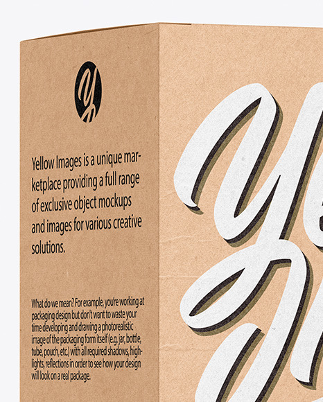 Kraft Box Mockup