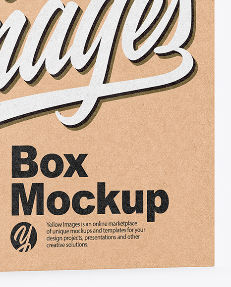 Kraft Box Mockup