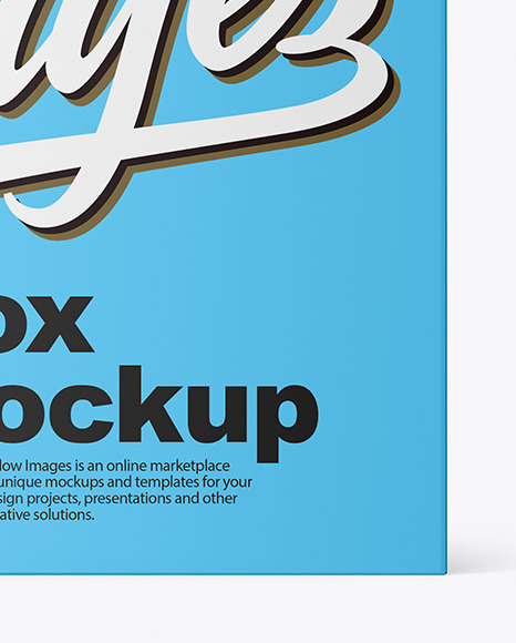 Paper Box Mockup