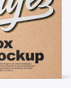 Kraft Box Mockup