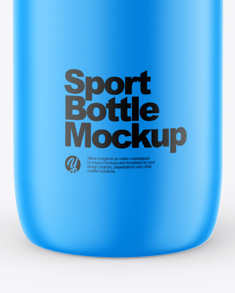 Matte Sport Bottle Mockup