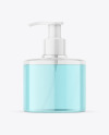 Soap Bottle with Pump Mockup