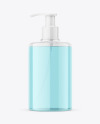 Soap Bottle with Pump Mockup