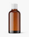 pharmacy Amber Glass Bottle Mockup