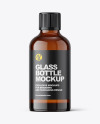 pharmacy Amber Glass Bottle Mockup