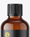 pharmacy Amber Glass Bottle Mockup