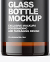 pharmacy Amber Glass Bottle Mockup
