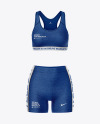 Melange Women's Sport Kit Mockup - Front View