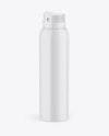 Glossy Aerosol Spray Bottle Mockup