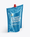 Glossy Doy-Pack Mockup