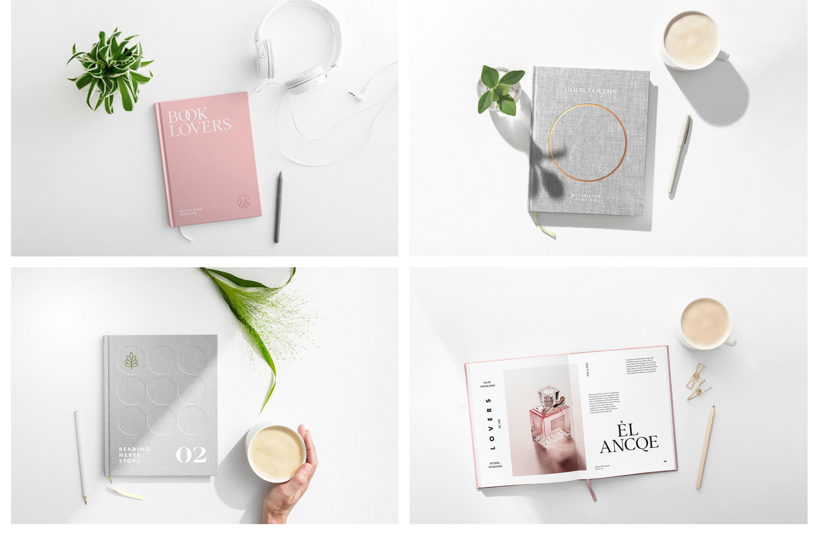 Book Cover Mockups - Hardcover Book Cover Mockups - Hardcover
