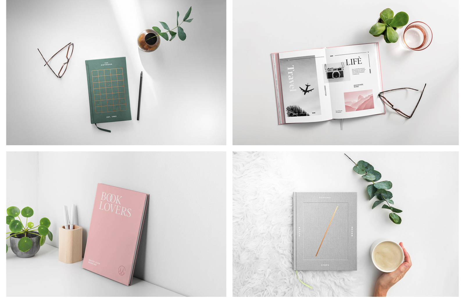 Book Cover Mockups - Hardcover Book Cover Mockups - Hardcover