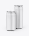 Two Metallic Cans W/ Glossy Finish Two Metallic Cans W/ Glossy Finish