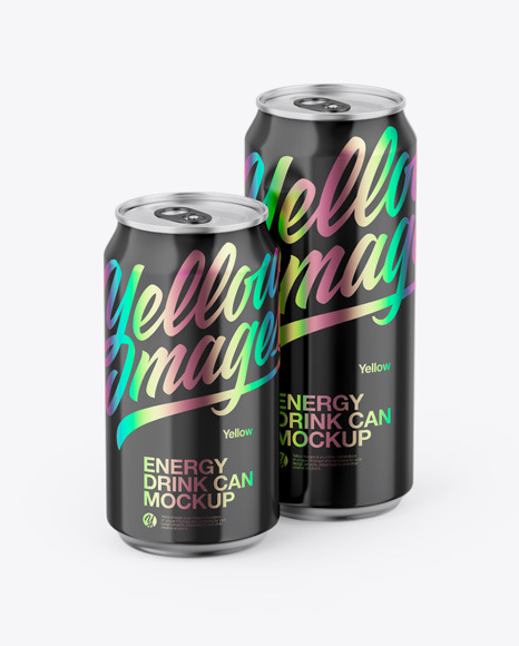 Two Metallic Cans W/ Glossy Finish Two Metallic Cans W/ Glossy Finish
