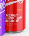 Two Metallic Cans W/ Glossy Finish Two Metallic Cans W/ Glossy Finish