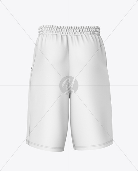 Compression Shorts Mockup – Back View