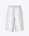 Compression Shorts Mockup – Back View