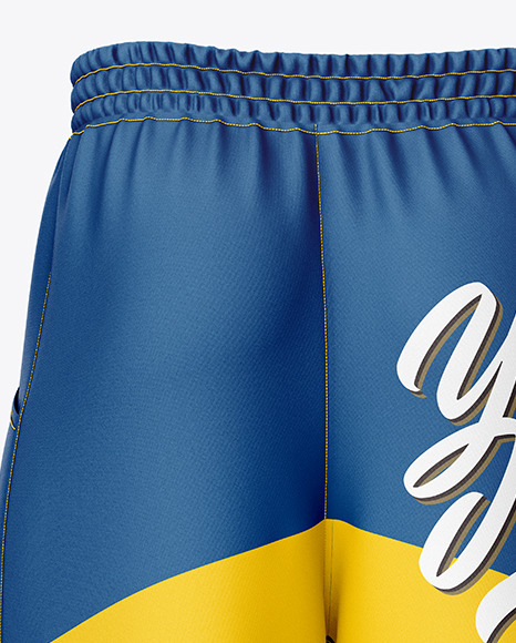 Compression Shorts Mockup – Back View