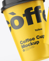 Matte Coffee Cups Mockup