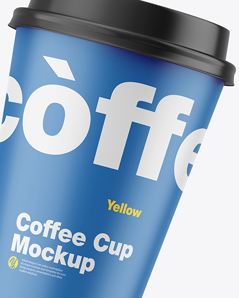 Matte Coffee Cups Mockup