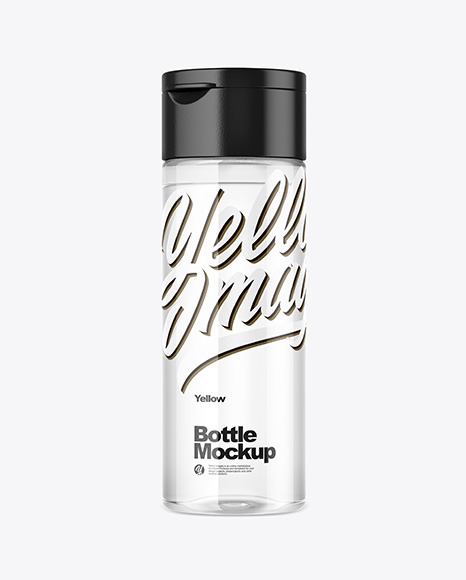 Clear Pet Bottle Mockup - Pet mockup