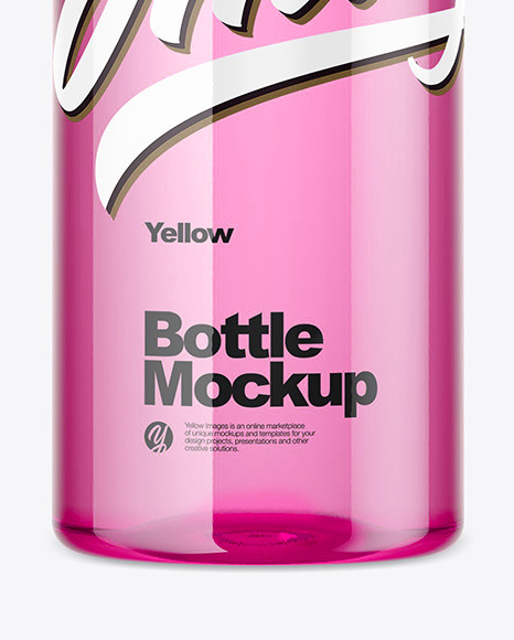 Color Pet Bottle Mockup