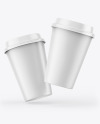 Paper Coffee Cups Mockup