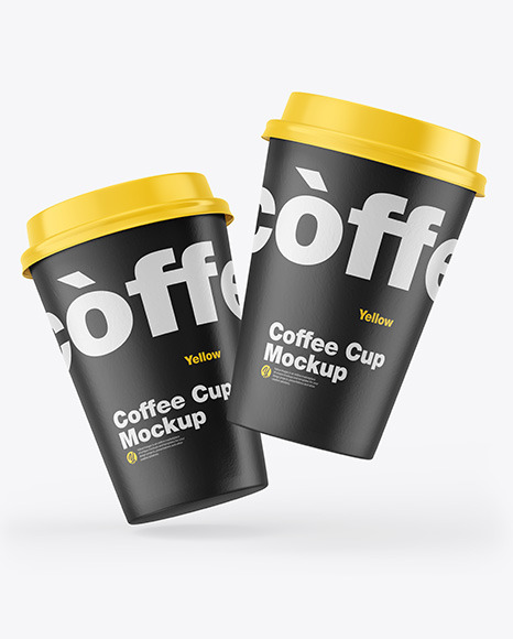 Paper Coffee Cups Mockup