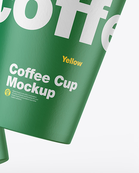 Paper Coffee Cups Mockup