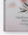 Hardcover Book w/ Matte Cover Mockup